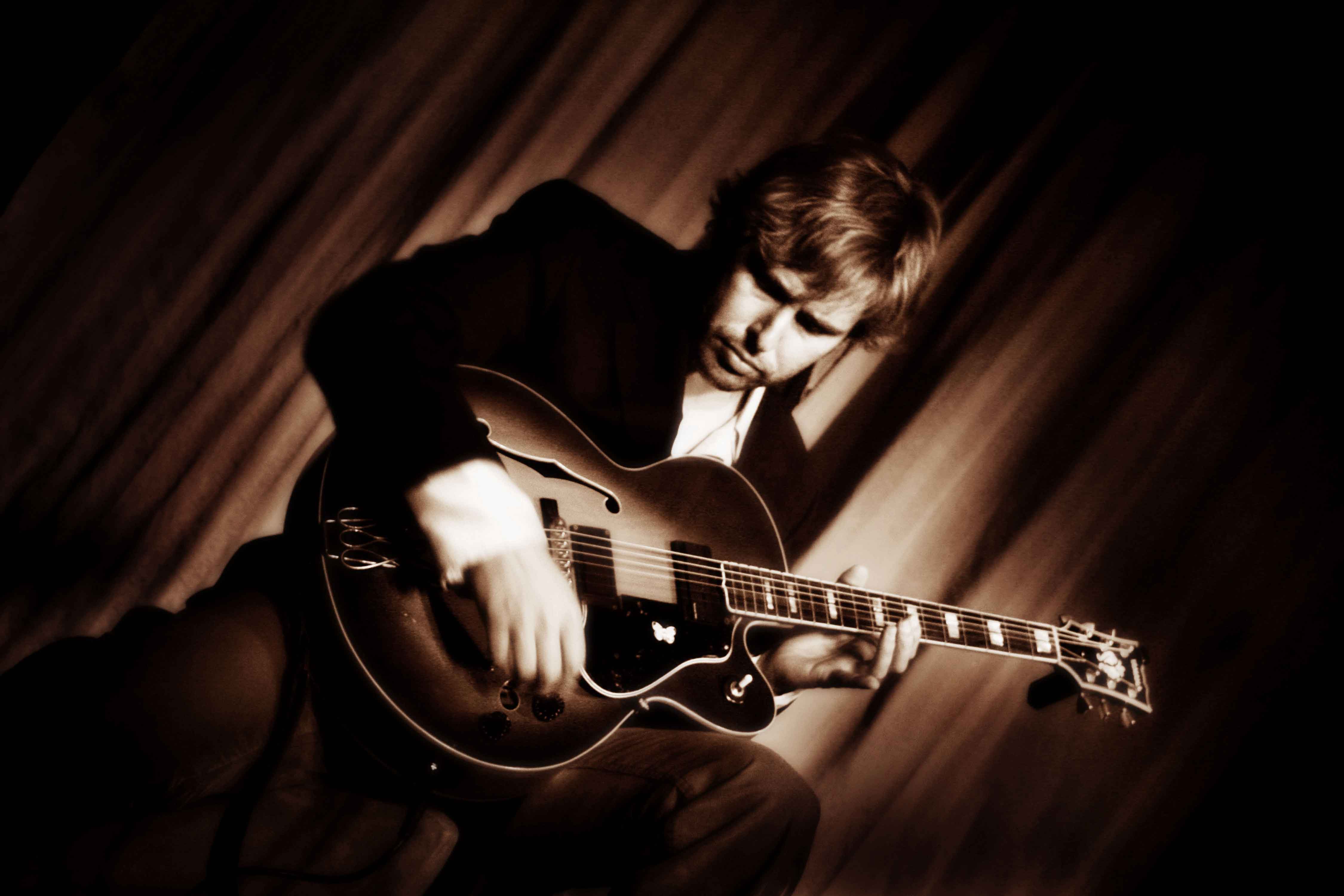 Aaron Hopper with Guitar